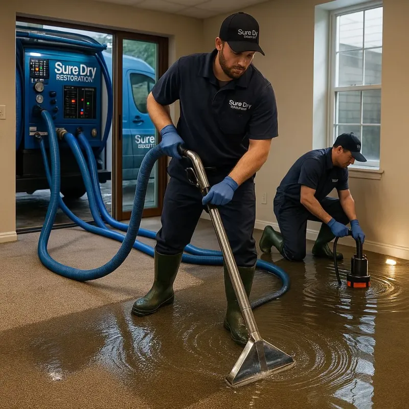 Water Extraction and Removal process in Hackettstown, NJ